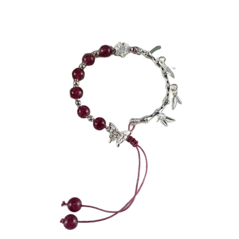 High-end design beaded bracelets, light luxury niche bracelets for women, versatile temperament, internet celebrity bracelets and jewelry wholesale