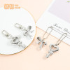 New style bow love creative keychain bead chain door buckle simple versatile jewelry pendant bag accessories wholesale