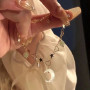 Fashion cross-border new style high-end temperament crescent love bracelet for women niche design exquisite creative women's hand accessories