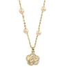Camellia Necklace Women's 2023 Light Luxury Niche Sweater Clavicle Chain Design Niche High-end Necklace New Style