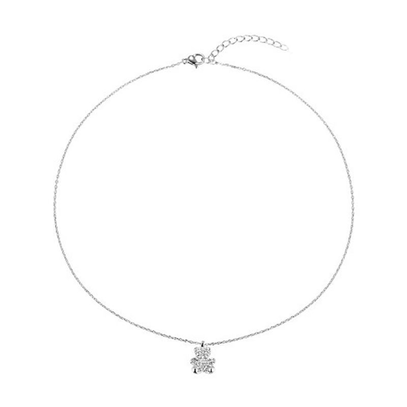 Bear Necklace Women's 2025 New Trendy Light Luxury Niche Design Necklace Accessories Pendant