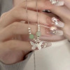 [Clearance] Necklace for women, niche design, high-end new style, trendy love, light luxury, trendy clavicle chain