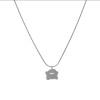 Little monster smiley face necklace for women summer 2023 new niche design simple temperament clavicle chain