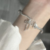 Super ancient style bracelet, bursting floral butterfly bracelet, new Chinese style fashionable super fairy bracelet for best friends