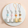 New creative three-dimensional kitten mobile phone rope pendant keychain jewelry men's and women's bags mobile phone accessories materials wholesale