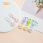 New cute plaid flower keychain door buckle hanging decoration small fresh bag jewelry DIY accessories pendant wholesale