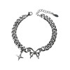 New sweet and cool hip-hop butterfly bracelet niche design starburst hip-hop punk trendy cool Hong Kong style bestie bracelet for women