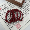 One step at a time braided rope bell bracelet female student red lucky bracelet couple besties simple sweet gift