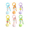 DIY creative handmade beaded fur balls, simple and versatile bag accessories, spring buckle jewelry, decorative pendants, pendant accessories
