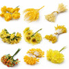 Various styles of simulated flower cores, chiffon flowers, stamens, small fruit handmade diy materials, flower loose accessories