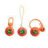 New Persimmon Keychain Ring Persimmon Ruyi Creative Pendant Men's and Women's Bag Pendant Holiday Gift Ornament Wholesale