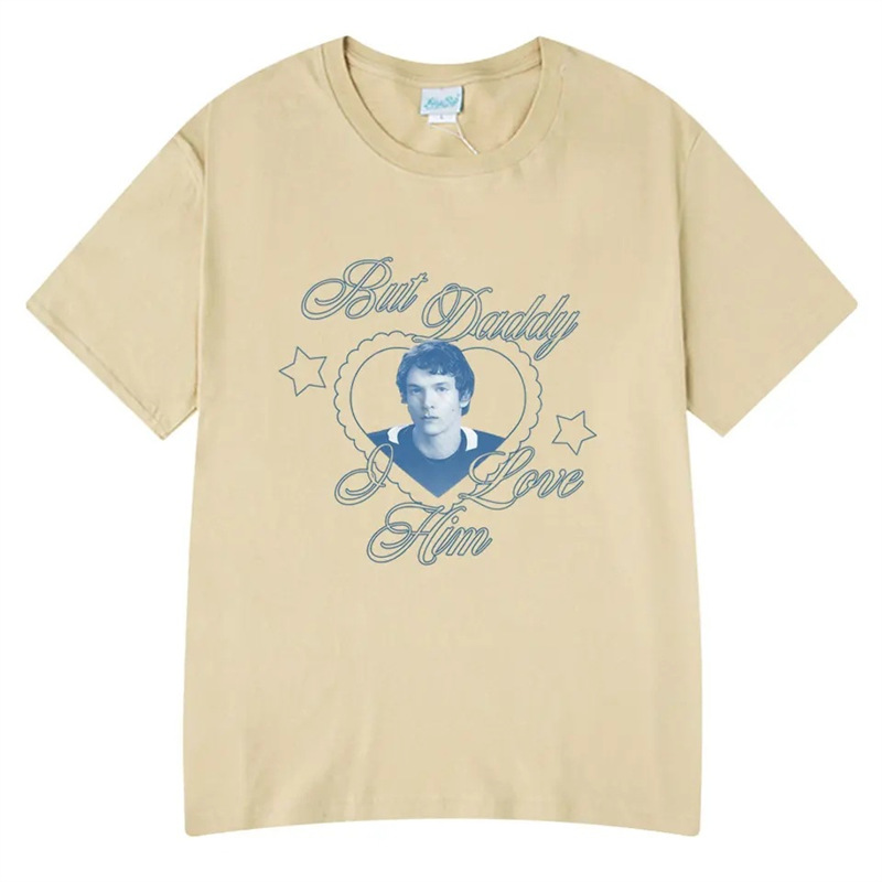 European code cotton [Cross-border European code] Retro fashion T-shirt fierce competition Ilya Rozanov but dad me