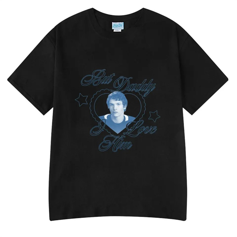 European code cotton [Cross-border European code] Retro fashion T-shirt fierce competition Ilya Rozanov but dad me