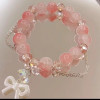 [100 Boxed Wholesale] Night Market Temple Fair Exhibition Stall Bracelet Glazed Glass Hand Decoration New Chinese Style Popular Style