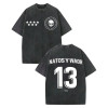 Cross-border 230g cotton Vintage Washed Rap Duo Natos Y Waor T-shirt Music