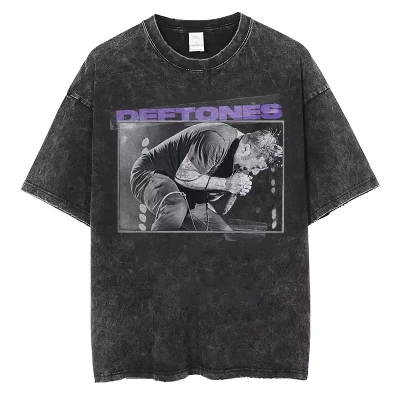 230g European size cross-border Nostalgic Hip Hop Deftones Men Women Oversized S