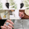 Special clearance Korean style simple necklace for women, versatile and non-fading pendant, night market stall jewelry supply wholesale
