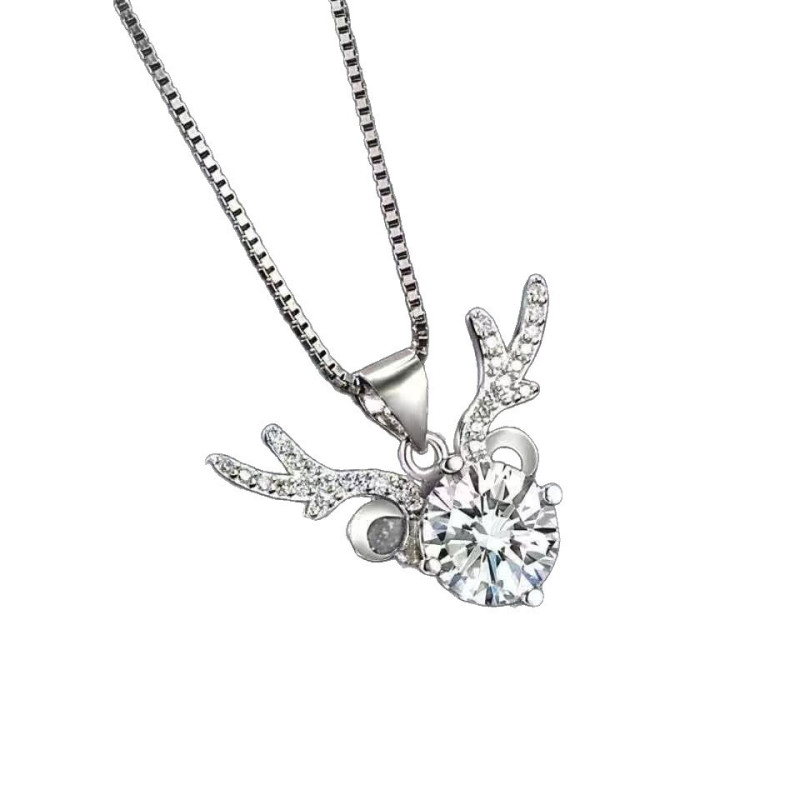 [Clearance] Love necklace for women, hip-hop, sweet, cool, European and American trendy street niche design clavicle chain