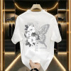 European code cross-border trendy brand printed short-sleeved T-shirt men's summer 2026 new half-sleeved trendy versatile tops for men