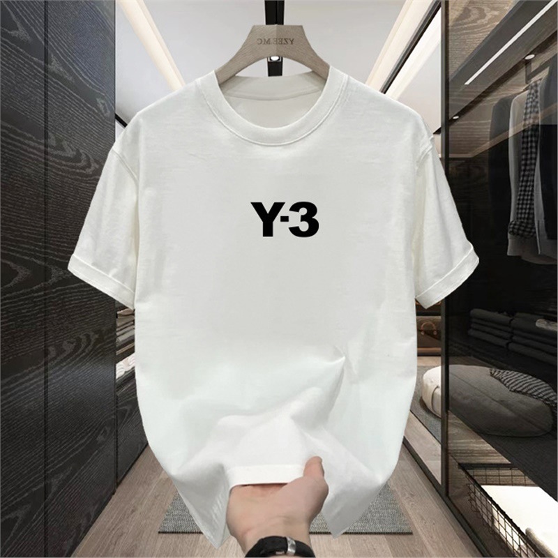 Specially for cross-border men's short-sleeved T-shirts 2026 summer new men's trendy casual Korean style round neck printed short