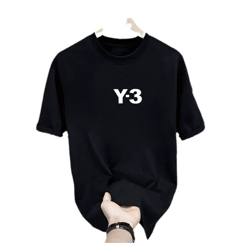 Specially for cross-border men's short-sleeved T-shirts 2026 summer new men's trendy casual Korean style round neck printed short