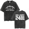 230g European size cross-border European size washed short-sleeved Heated Rivalry Shane Hollander‌