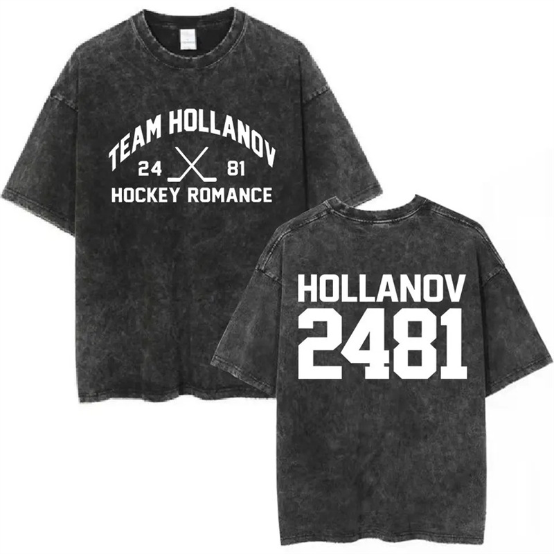 230g European size cross-border European size washed short-sleeved Heated Rivalry Shane Hollander‌