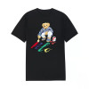 Cross-border cotton Brand Bear Print Men's Women's Short Sleeve Men's Cott