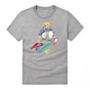 Cross-border cotton Brand Bear Print Men's Women's Short Sleeve Men's Cott