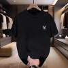 European code cross-border cotton heavyweight national trend new fashion brand pure cotton printed men's short-sleeved T-shirt summer popular trendy break
