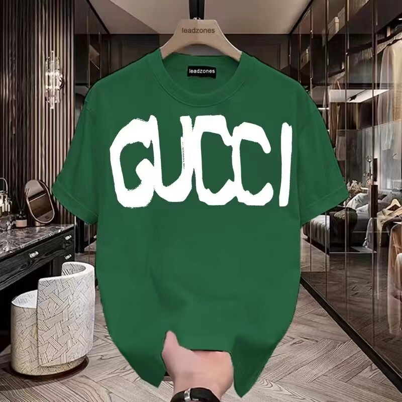 European code cross-border summer trendy brand men's pure cotton short-sleeved T-shirt, trendy, handsome, casual, loose, versatile, fashionable round neck