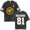 230g European size cross-border European size washed short-sleeved TV Series Heated Rivalry Scott H