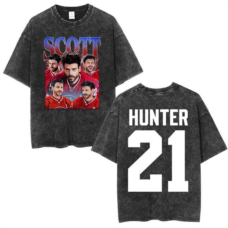 230g European size cross-border European size washed short-sleeved TV Series Heated Rivalry Scott H