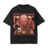 Cross-border 230g washed distressed cotton BMTH Bring Me The Horizon Washed T Shirt M