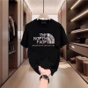 Heavy national trend new trendy brand printed men's short-sleeved T-shirt summer hot style trendy casual round neck T-shirt
