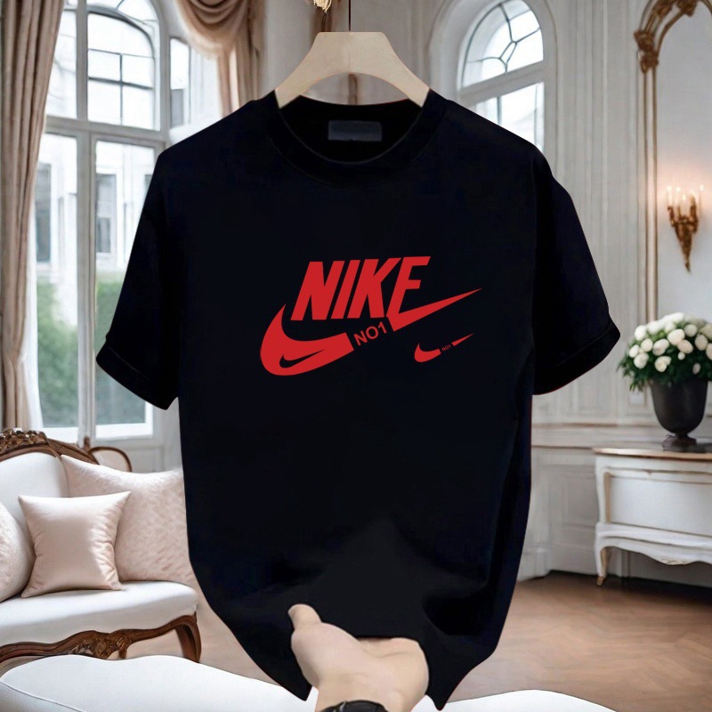 European code cross-border European short-sleeved T-shirt men's summer trendy brand loose and versatile round neck half-sleeved men's and women's trendy body