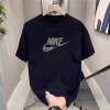 Ouma cross-border foreign trade heavyweight pure cotton short-sleeved T-shirt men's summer new high-end fashion brand loose round neck trend