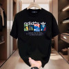 Exclusively for cross-border short-sleeved T-shirts for men, 2026 new summer pure cotton round neck, fashionable, loose, casual and breathable