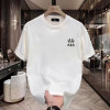 European code cross-border 2026 new summer heavy cotton T-shirt men's American fashion brand loose and casual