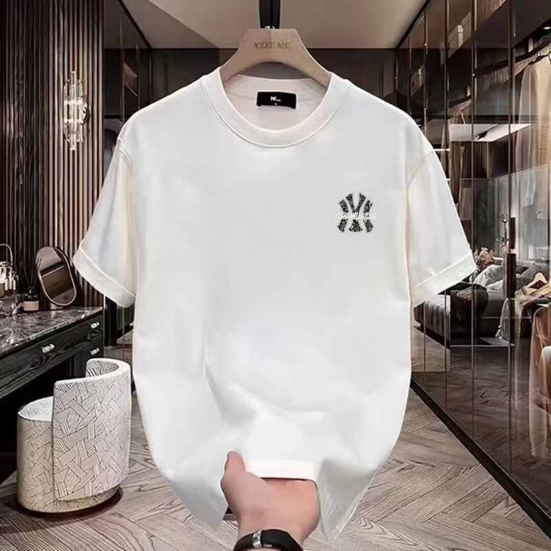 European code cross-border 2026 new summer heavy cotton T-shirt men's American fashion brand loose and casual