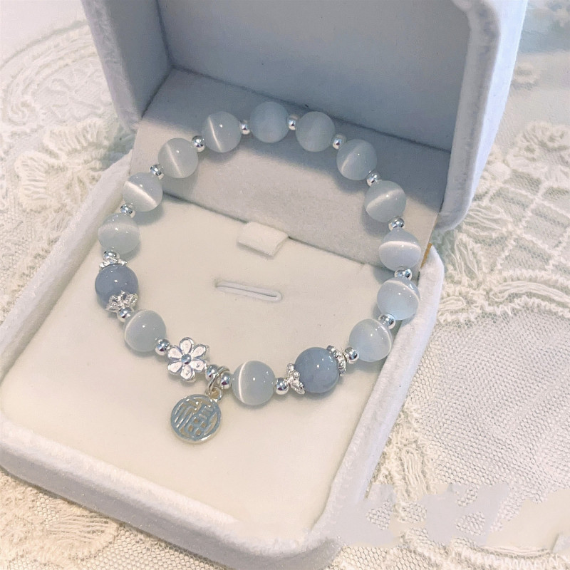 Original antique style handmade glass beaded bracelets for men, new Chinese style bracelets for girls