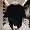 European code cross-border European and American trendy brand short-sleeved ins summer new men's printed T-shirt trendy men's and women's versatile round neck body