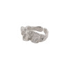 New pleated personalized ring for women, retro fashion, irregular concave and convex opening ring, index finger ring