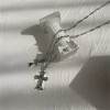2022 new cross necklace for men, luxury niche hip-hop brand pendant design, high-end female ins