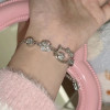 Flash Diamond Kltty Cat Bracelet Women's New Niche High-end Cute Fairy Trend Bracelet