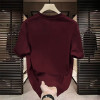 Exclusively for cross-border 2026 summer new pure cotton printed T-shirt men's half-sleeved round neck casual fashion short-sleeved