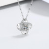 Four-leaf clover necklace women's European and American light luxury niche design clavicle chain 2025 new style