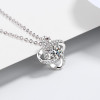 Four-leaf clover necklace women's European and American light luxury niche design clavicle chain 2025 new style
