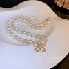 Pearl Necklace Women's Short 2025 New Hot Style Versatile Pearl Necklace Light Luxury Niche Autumn and Winter Clavicle Chain