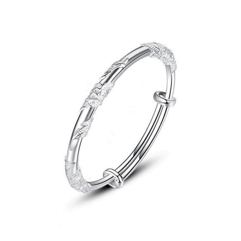 Flowery bracelet for women, solid 520 Valentine's Day birthday gift for girlfriend